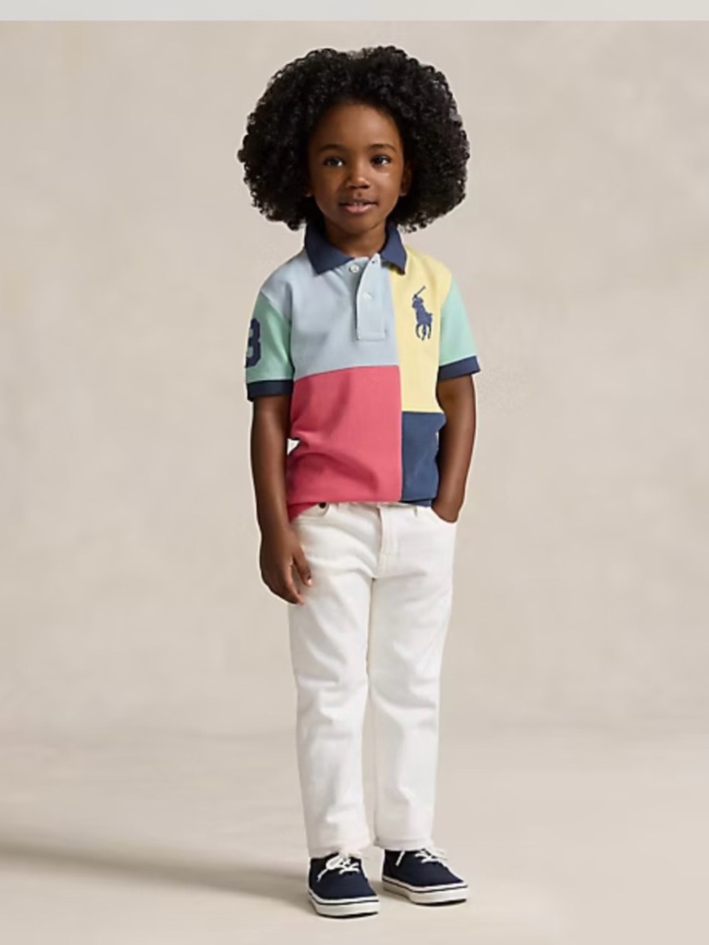 Ralph Lauren  Hampton Straight Stretch Jeans Boy’s 2T in White
